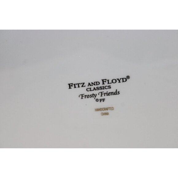 Fitz & Floyd Cookie Jar - Frosty Friends Snowman Family - Picture 11 of 11